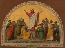 Esquisse pour l'église Saint-François-Xavier : La mission des Apôtres, c.1868. Creator: Romain Cazes