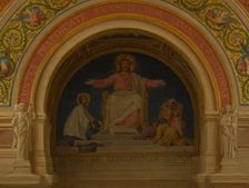 Esquisse pour l'église Saint-François-Xavier : "Le Christ lumière des nations", c.1871 - 1875. Creator: Alexandre-Dominique Denuelle