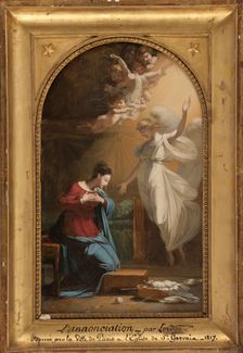 Esquisse pour l'église Saint-Gervais : L'Annonciation, c.1817. Creator: Pierre-Jérôme Lordon