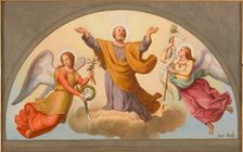 Esquisse pour l'église Saint-Joseph : L'Ange de douceur et de chasteté - Apothéose..., 1870. Creator: Jean-Paul-Etienne Balze