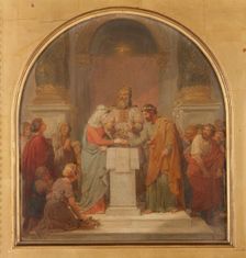 Esquisse pour l'église Saint-Nicolas-du-Chardonnet : Le Mariage de la Vierge, 1857. Creator: Nicolas-Louis-François Gosse
