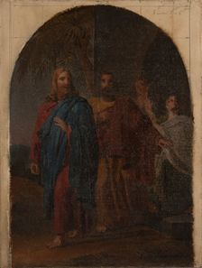 Esquisse pour l'église Saint-Philippe-du-Roule : "Saint Philippe quittant sa famille..., 1826. Creator: Pierre Louis Delaval