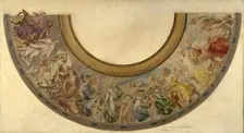 Esquisse pour l'escalier des fêtes de l'Hôtel de Ville de Paris : Les mois républicains, 1901. Creator: Joseph Blanc