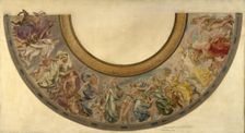 Esquisse pour l'escalier des fêtes de l'Hôtel de Ville de Paris : Les mois républicains, 1901. Creator: Joseph Blanc