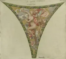 Esquisse pour l'escalier des fêtes de l'Hôtel de Ville : Le Soir, 1901. Creator: Joseph Blanc