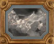 Esquisse pour l'Hôtel de Ville de Paris : La Ville de Paris conviant le monde à ses fêtes, c.1890. Creator: Jean Joseph Benjamin Constant
