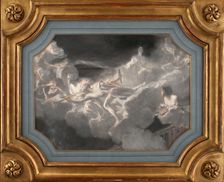 Esquisse pour l'Hôtel de Ville de Paris : La Ville de Paris conviant le monde à ses fêtes, c.1890. Creator: Jean Joseph Benjamin Constant