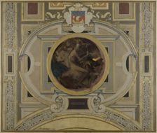 Esquisse pour la voûte de la galerie des Métiers de l'Hôtel de Ville : Industrie, 1890. Creator: Pierre Victor Galland