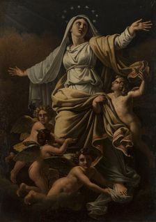 Esquisse pour la chapelle du lycée Louis-le-Grand : L'Assomption de la Vierge, c.1828. Creator: Alexandre-Charles Guillemot