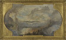 Esquisse pour la galerie nord du Petit Palais : La Révolution française (Plafond), 1912. Creator: Fernand Cormon