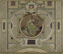 Esquisse pour la galerie des Métiers de l'Hôtel de Ville : Agriculture, 1890. Creator: Pierre Victor Galland