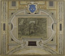 Esquisse pour la galerie des Métiers de l'Hôtel de Ville : Graveurs, 1890. Creator: Pierre Victor Galland