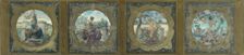 Esquisse pour la galerie Lobau de l'Hôtel de Ville de Paris : Les chants : Chants patriotiques, 1890 Creator: Henry Jean Louis Boureau