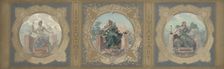 Esquisse pour la galerie Lobau de l'Hôtel de Ville de Paris : La Paix. La Littérature..., 1890. Creator: Henry Jean Louis Boureau