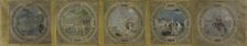 Esquisse pour la galerie Lobau de l'Hôtel de Ville de Paris : L'Industrie. Le Réveil..., 1890. Creators: Georges-Picard Picard, Auguste Charles Risler