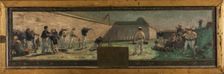 Esquisse pour la mairie d'Arcueil-Cachan : Le Tir, 1888. Creator: Paul Albert Baudouin