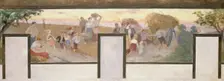 Esquisse pour la mairie de Bagnolet : Les travaux des champs, 1893. Creator: Victor Marec