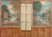 Esquisse pour la mairie de Joinville-le-Pont : Le lac d'amour, c.1918. Creator: Marie Joseph Leon Iwill