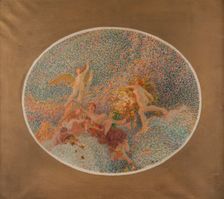Esquisse pour la mairie du 10ème arrondissement : Les Arts- Harmonies, c.1905. Creator: Henri Bonis