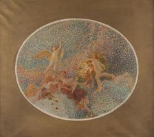 Esquisse pour la mairie du 10ème arrondissement : Les Arts- Harmonies, c.1905. Creator: Henri Bonis