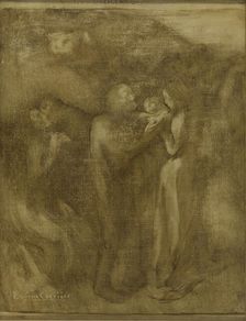 Esquisse pour la mairie du 12ème : les vieillards, c.1897. Creator: Eugene Carriere