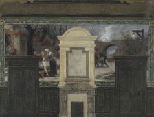 Esquisse pour la mairie du 15e arrondissement : En temps de guerre, 1884. Creators: Jacques Ferdinand Humbert, Pierre Lagarde