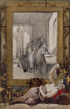 Esquisse pour la mairie du 19ème arrondissement de la Ville de Paris : L'Automne, 1880. Creator: Paul Albert Besnard
