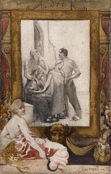 Esquisse pour la mairie du 19ème arrondissement de la Ville de Paris : L'Eté, 1880. Creator: Paul Albert Besnard