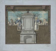 Esquisse pour la mairie du 20ème arrondissement : Le Mariage, 1884. Creator: Edouard Michel Lancon