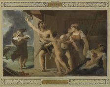 Esquisse pour la mairie du 2ème arrondissement : Education. Mariage. Patrie, 1880. Creator: Edouard Michel Lancon