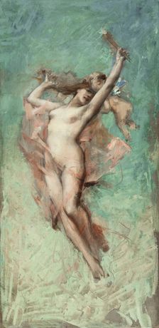 Esquisse pour la mairie du 4ème arrondissement : Le jour, 1884. Creator: Leon Francois Comerre