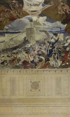 Esquisse pour la mairie du 4ème : Le 14 juillet 1790, 1884. Creator: Paul Albert Besnard
