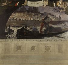 Esquisse pour la mairie du 4ème : le 14 juillet 1880, 1884. Creator: Paul Albert Besnard