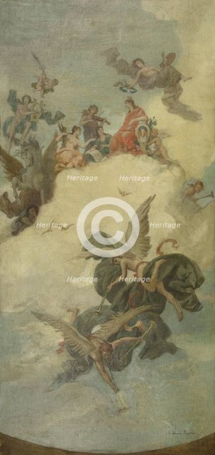 Esquisse pour la mairie du 6ème arrondissement de Paris : Paris, cité d'art, between 1904 and 1906. Creator: Louis Edouard Paul Fournier.