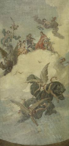 Esquisse pour la mairie du 6ème arrondissement de Paris : Paris, cité d'art, between 1904 and 1906. Creator: Louis Edouard Paul Fournier