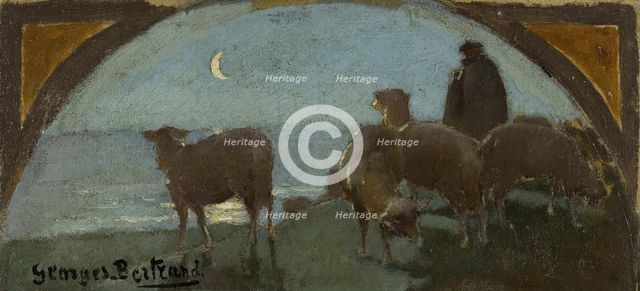 Esquisse pour la salle à manger de l'Hôtel de Ville : La viande de mouton, c.1893. Creator: Georges Bertrand.