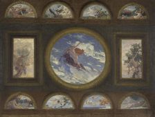 Esquisse pour la salle à manger de l'Hôtel de Ville de Paris : La Terre bienfaitrice et..., 1892. Creator: Jules-Jean Ferry