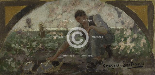 Esquisse pour la salle à manger de l'Hôtel de Ville de Paris : Le chou, c.1893. Creator: Georges Bertrand.