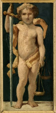 Esquisse pour la salle d'audience de la Cour des Assises du Palais de Justice de..., c1866-1873. Creator: Leon Joseph Florentin Bonnat