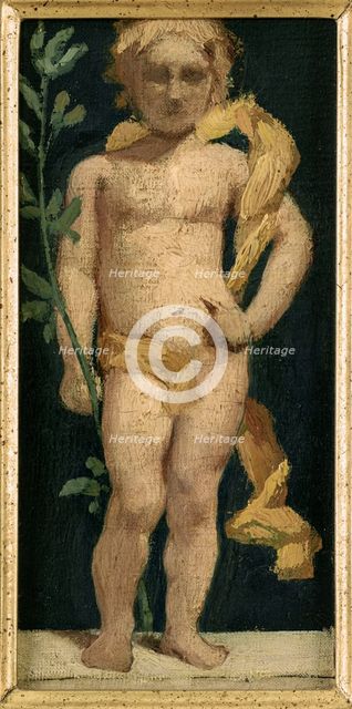Esquisse pour la salle d'audience de la Cour des Assises du Palais de Justice de..., c.1866-1873. Creator: Leon Joseph Florentin Bonnat.