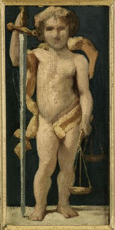 Esquisse pour la salle d'audience de la Cour des Assises du Palais de Justice de..., c1866-1873. Creator: Leon Joseph Florentin Bonnat