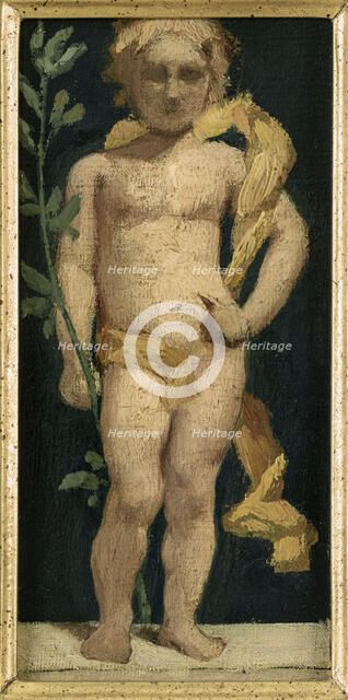 Esquisse pour la salle d'audience de la Cour des Assises du Palais de Justice de..., c.1866-1873. Creator: Leon Joseph Florentin Bonnat.