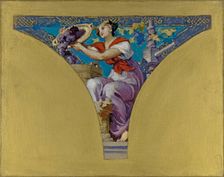 Esquisse pour la salle des Fêtes de l'Hôtel de Ville de Paris : La Bourgogne, 1891. Creator: François Emile Ehrmann