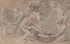 Esquisse pour la salle des fêtes de l'Hôtel de Ville : Fruits, between 1889 and 1895. Creator: Albert Aublet