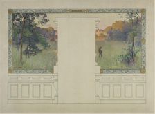 Esquisse pour la salle des fêtes de la mairie de Vanves : Studia, between 1902 and 1903. Creator: Henri Gaston Darien