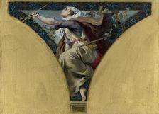 Esquisse pour la salle des Fêtes de l'Hôtel de Ville de Paris : La Lorraine, 1891. Creator: François Emile Ehrmann