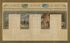 Esquisse pour la salle des mariages de la mairie de Saint-Maur-des-Fossés : Patrie, 1883. Creator: Edouard Michel Lancon