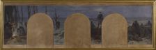 Esquisse pour le cabinet du Préfet de l'Hôtel de Ville : La défense extérieure durant le..., 1889. Creator: Paul Albert Baudouin