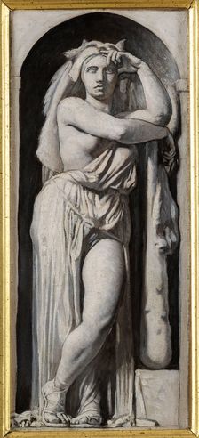 Esquisse pour le Palais de Justice de Paris : La Force, c.1873. Creator: Leon Joseph Florentin Bonnat