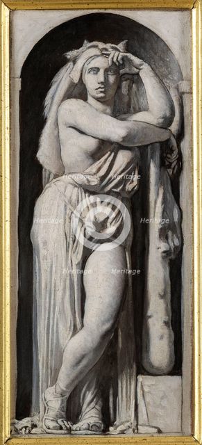 Esquisse pour le Palais de Justice de Paris : La Force, c.1873. Creator: Leon Joseph Florentin Bonnat.